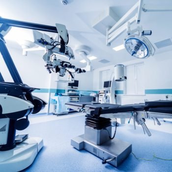 Modern,Equipment,In,Operating,Room.,Medical,Devices,For,Neurosurgery.,Background